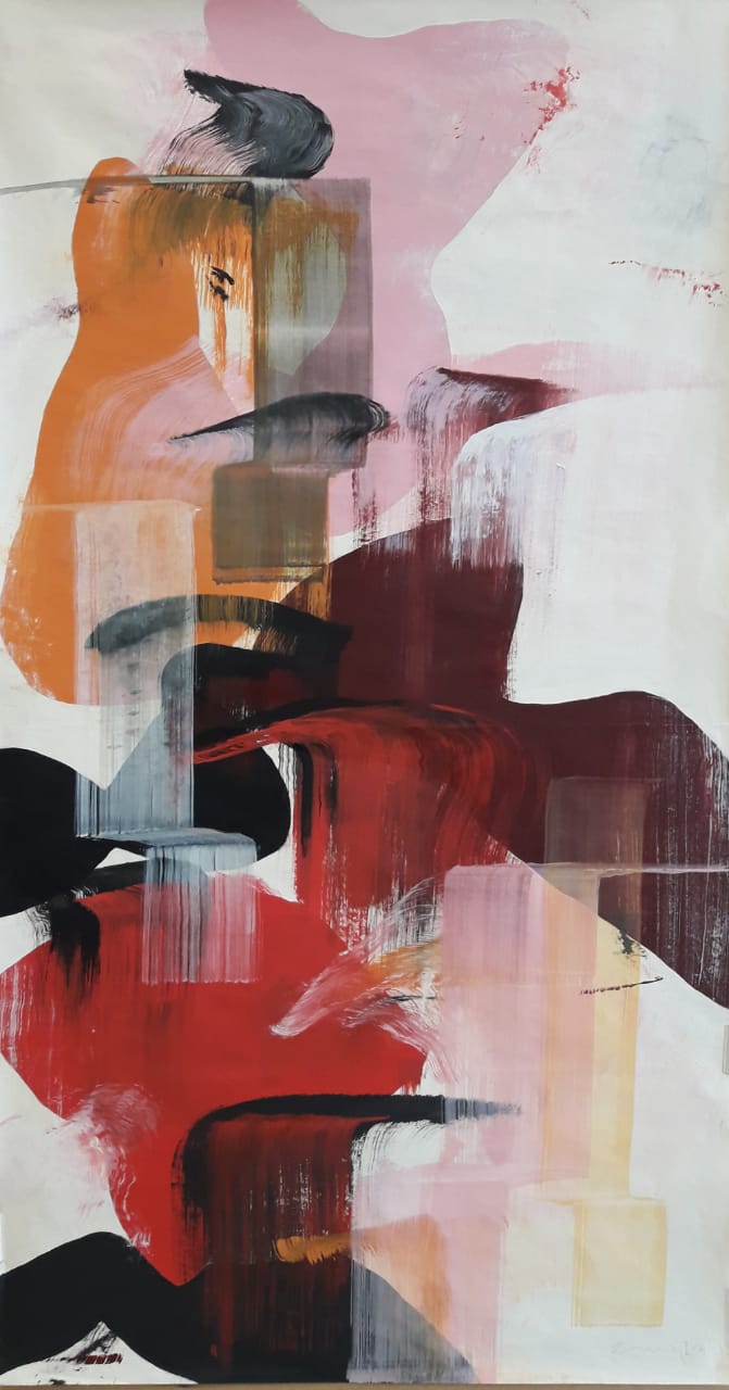 Oleo Sobre Papel 2020 144X78cm2