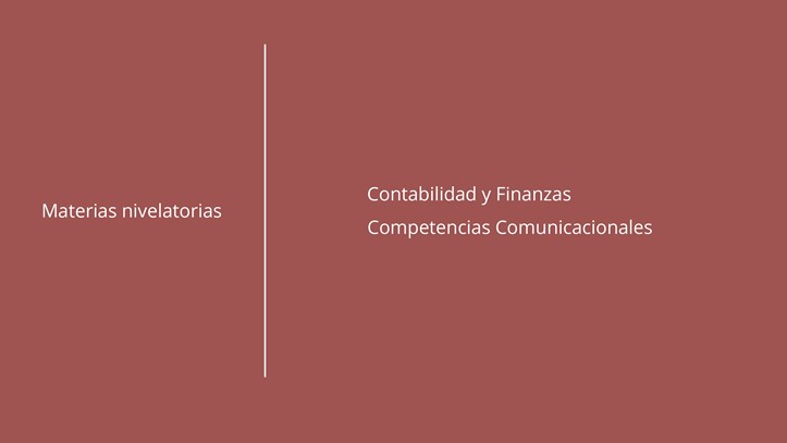 Materias Nivelatorias