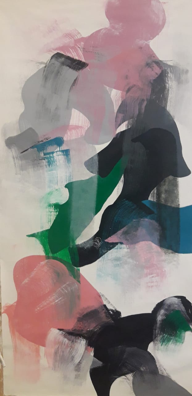 Oleo Sobre Papel 2020 144X78cm 3