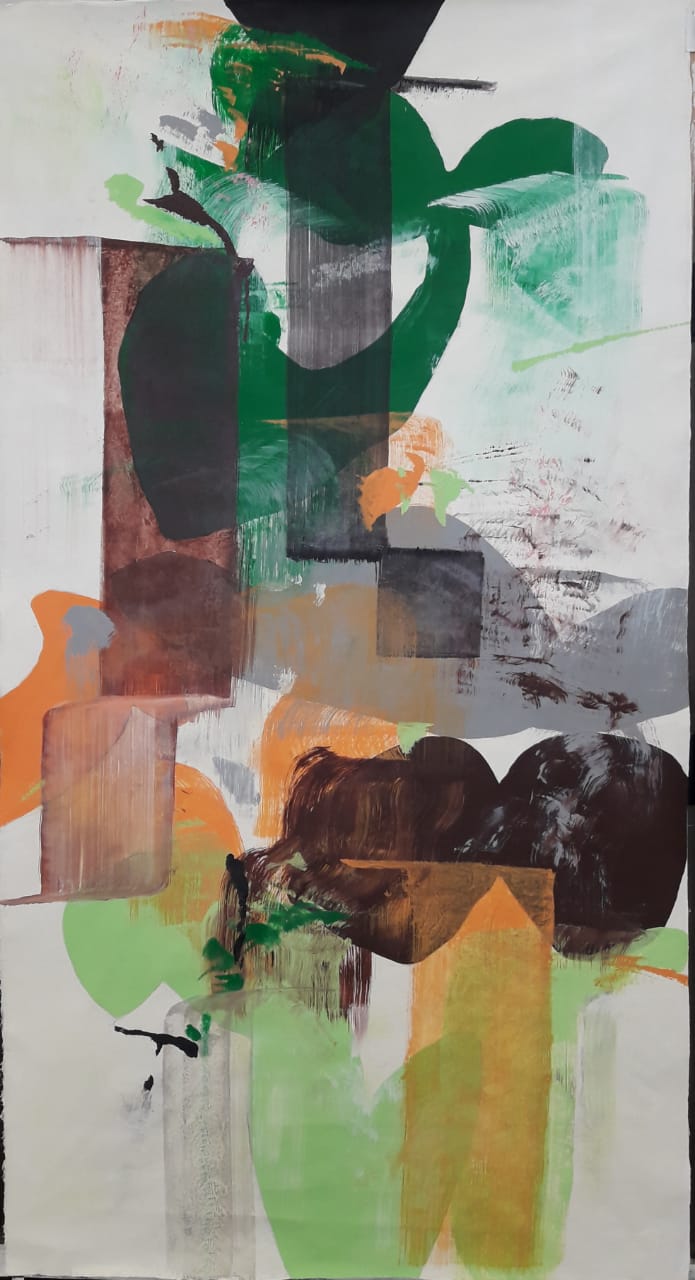 Oleo Sobre Papel 2020 144X78cm